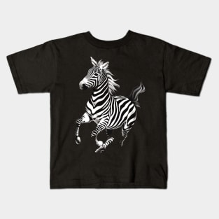 Zebra Folklore Presence Kids T-Shirt